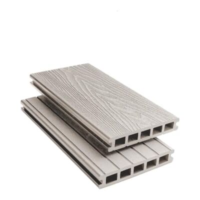Tuda Grass Direct 3.6m Composite Decking Boards WPC – Deep Embossed Woodgrain Effect 9 Colours Fixings & L-Shaped Edging Trims Included (14 sqm 26 Boards, Ash) Tuda Grass Direct 3.6m Composite Decking Boards WPC – Deep Embossed Woodgrain Effect 9 Colours Fixings & L-Shaped Edging Trims Included (14 sqm 26 Boards, Ash)