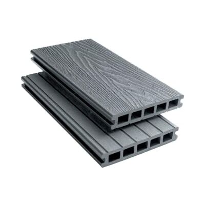 Tuda Grass Direct 3.6m Composite Decking Boards WPC – Deep Embossed Woodgrain Effect 9 Colours Fixings & L-Shaped Edging Trims Included (24 sqm 45 Boards, Silver Grey) Tuda Grass Direct 3.6m Composite Decking Boards WPC – Deep Embossed Woodgrain Effect 9 Colours Fixings & L-Shaped Edging Trims Included (24 sqm 45 Boards, Silver Grey)