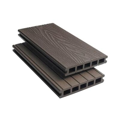 Tuda Grass Direct 3.6m Composite Decking Boards WPC – Deep Embossed Woodgrain Effect 9 Colours Fixings & L-Shaped Edging Trims Included (24 sqm 45 Boards, Chocolate Brown) Tuda Grass Direct 3.6m Composite Decking Boards WPC – Deep Embossed Woodgrain Effect 9 Colours Fixings & L-Shaped Edging Trims Included (24 sqm 45 Boards, Chocolate Brown)