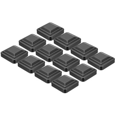 Muiltvoe 8Pcs Fence Post Caps, 3" x 3" Heavy Duty Aluminum Post Cap Square Cover Top Pressure Fit for Metal Wood Fence Deck Mailbox Patio, Black Muiltvoe 8Pcs Fence Post Caps, 3" x 3" Heavy Duty Aluminum Post Cap Square Cover Top Pressure Fit for Metal Wood Fence Deck Mailbox Patio, Black