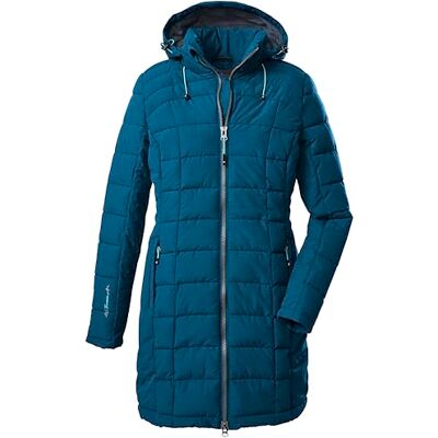 KILLTEC Skane WMN Quilted PRK - Women's Blue Puffer Jacket KILLTEC Skane WMN Quilted PRK - Women's Blue Puffer Jacket