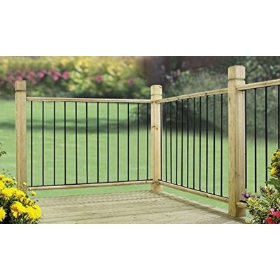 Generic Garda Plain Metal Decking Fence Panel 560mm Run x 770mm High Fencing DPGB Generic Garda Plain Metal Decking Fence Panel 560mm Run x 770mm High Fencing DPGB