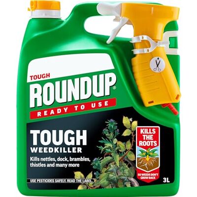 Roundup 3L XL Tough and Deep Root Weedkiller Roundup 3L XL Tough and Deep Root Weedkiller