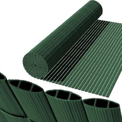 FCZVWPR Decorative Garden Screening, Plasticss Privacys Fencing, Shade Screen 3-Rib Textured Fence Panel, Heavy Duty Fence, For Patio, Deck, Outdoor Privacys(Green,140x300cm) FCZVWPR Decorative Garden Screening, Plasticss Privacys Fencing, Shade Screen 3-Rib Textured Fence Panel, Heavy Duty Fence, For Patio, Deck, Outdoor Privacys(Green,140x300cm)