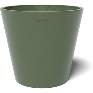 POTS&MORE Conico 20 Pot (Diameter 20 cm, Round Shape, Colour Olive Green, Height 18 cm, Plastic Planter for Indoor Plants) VP012004 POTS&MORE Conico 20 Pot (Diameter 20 cm, Round Shape, Colour Olive Green, Height 18 cm, Plastic Planter for Indoor Plants) VP012004