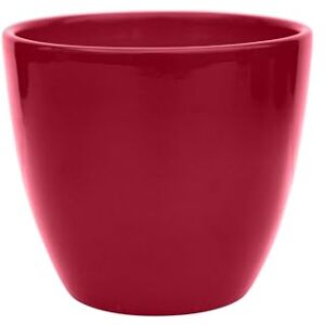 Ivyline Poinsettia Round Planter in Bordeaux Indoor Stylish Flower Pot Classic Elegant Planting Bowl H17 x D20 cm Ivyline Poinsettia Round Planter in Bordeaux Indoor Stylish Flower Pot Classic Elegant Planting Bowl H17 x D20 cm