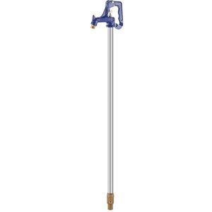 VEVOR 6.25 FT Freeze-Proof Outdoor Faucet with 48" Bury Dept, Pipe Connection & G 3/4" Hose Coupling, Heavy-Duty Cast Iron Hydrant for Yard, Garden, Farm Irrigation, Blue&Silver, 1910 x 218 x 58 mm VEVOR 6.25 FT Freeze-Proof Outdoor Faucet with 48" Bury Dept, Pipe Connection & G 3/4" Hose Coupling, Heavy-Duty Cast Iron Hydrant for Yard, Garden, Farm Irrigation, Blue&Silver, 1910 x 218 x 58 mm