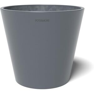POTS&MORE Conico 20 Pot (Diameter 20 cm, Round Shape, Colour Grey, Height 18 cm, Plastic Planter, for Indoor Plants) VP012001, Gray POTS&MORE Conico 20 Pot (Diameter 20 cm, Round Shape, Colour Grey, Height 18 cm, Plastic Planter, for Indoor Plants) VP012001, Gray