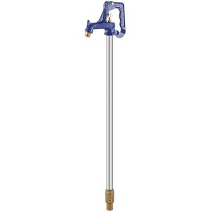 VEVOR 4.25 FT Freeze-Proof Outdoor Faucet with 24" Bury Dept, Pipe Connection & G 3/4" Hose Coupling, Heavy-Duty Cast Iron Hydrant for Yard, Garden, Farm Irrigation, Blue&Silver, 1300 x 218 x 58 mm VEVOR 4.25 FT Freeze-Proof Outdoor Faucet with 24" Bury Dept, Pipe Connection & G 3/4" Hose Coupling, Heavy-Duty Cast Iron Hydrant for Yard, Garden, Farm Irrigation, Blue&Silver, 1300 x 218 x 58 mm