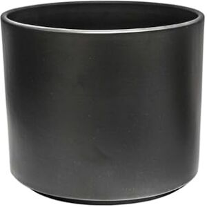 Ivyline Prague Planter in Anthracite Waterproof & Durable Stylish Indoor Cylindrical Ceramic Houseplant Pot with Matte Finish H19.5cm x D22cm Ivyline Prague Planter in Anthracite Waterproof & Durable Stylish Indoor Cylindrical Ceramic Houseplant Pot with Matte Finish H19.5cm x D22cm