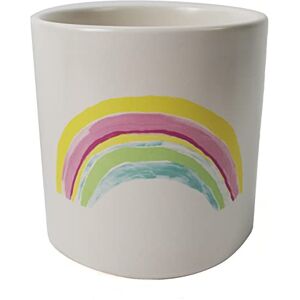 Leaf 12cm Ceramic Rainbow Multicolour Ceramic Planter pink - Planter Leaf 12cm Ceramic Rainbow Multicolour Ceramic Planter pink - Planter