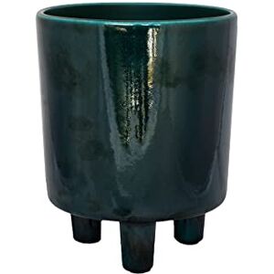 Ivyline Pisa Premium Glaze Ceramic Planter in Emerald Stylish, UV Stable & Waterproof Premium Quality Indoor Decorative Flower Pot H19cm x D16cm Ivyline Pisa Premium Glaze Ceramic Planter in Emerald Stylish, UV Stable & Waterproof Premium Quality Indoor Decorative Flower Pot H19cm x D16cm