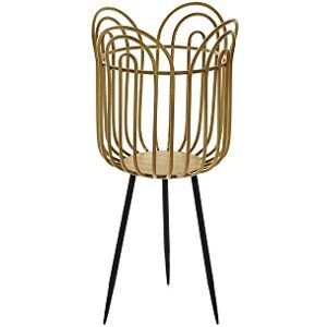 DKD Home Decor Black Metal Brown Planter (28.5 x 28.5 x 61 cm) (Reference: S3023922) DKD Home Decor Black Metal Brown Planter (28.5 x 28.5 x 61 cm) (Reference: S3023922)