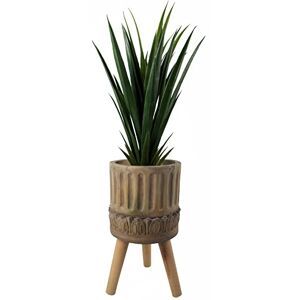 Leaf Extra Large Cachepot Planters, Wood, 40cm Zandi Roman Leaf Extra Large Cachepot Planters, Wood, 40cm Zandi Roman