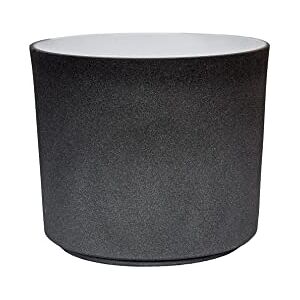 Ivyline Leon Planter in Dark Grey UV Stable & Waterproof Premium Quality Versatile Decorative Glazed Ceramic Indoor Flower Pot H24cm x D28cm Ivyline Leon Planter in Dark Grey UV Stable & Waterproof Premium Quality Versatile Decorative Glazed Ceramic Indoor Flower Pot H24cm x D28cm