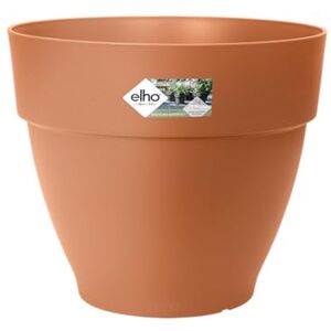 elho Vibia Campana Round 65cm Large Plant Pot Outdoor Including Water Reservoir 100% Recycled Plastic Brown/Terra elho Vibia Campana Round 65cm Large Plant Pot Outdoor Including Water Reservoir 100% Recycled Plastic Brown/Terra