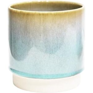 Ivyline Planter, Earthenware, Aqua, 14 x 13.5cm Ivyline Planter, Earthenware, Aqua, 14 x 13.5cm