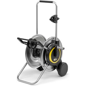 Kärcher Hose Trolley HT 6 M Moveable with Extra Wide Base, Heavy Duty Metal Hose Reel, Height Adjustable Handle, Black Kärcher Hose Trolley HT 6 M Moveable with Extra Wide Base, Heavy Duty Metal Hose Reel, Height Adjustable Handle, Black