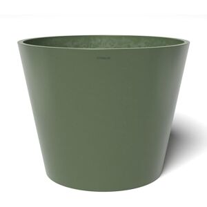 POTS&MORE Conico 50 Pot (Diameter 50 cm, Round Shape, Colour Olive Green, Height 40.5 cm, Plastic Planter for Indoor Plants) VP015004 POTS&MORE Conico 50 Pot (Diameter 50 cm, Round Shape, Colour Olive Green, Height 40.5 cm, Plastic Planter for Indoor Plants) VP015004