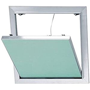 Placo platre T119665 Inspection Hatch-with Water-Repellent plasterboard-Invisible After Installation-Fine Workmanship-Easy and Safe handling-2 mm Aluminium Frame, Green, 600x600mm Placo platre T119665 Inspection Hatch-with Water-Repellent plasterboard-Invisible After Installation-Fine Workmanship-Easy and Safe handling-2 mm Aluminium Frame, Green, 600x600mm