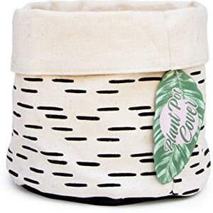 Good Design Works Plant Pot Cover - Cream - 18 x 17 x 18 cm - Plant Pot Cover Good Design Works Plant Pot Cover - Cream - 18 x 17 x 18 cm - Plant Pot Cover