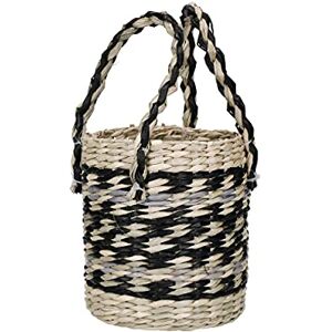 KitchenCraft Seagrass Plant Basket, Indoor Plant Pot, Woven Planter with Striped Design, 11 x 11 x 19cm KitchenCraft Seagrass Plant Basket, Indoor Plant Pot, Woven Planter with Striped Design, 11 x 11 x 19cm