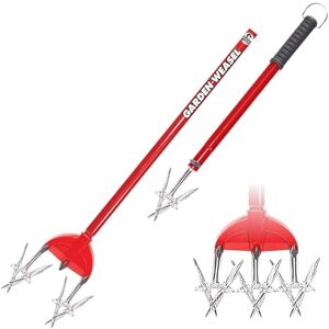 Garden Weasel Rotary Cultivator & Hand Tiller - 2-in-1 - Lawn Reseeding Garden Tool Garden Weasel Rotary Cultivator & Hand Tiller - 2-in-1 - Lawn Reseeding Garden Tool