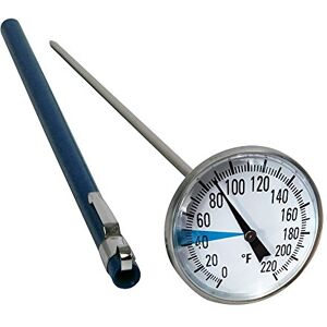SmartChoice Stainless Steel Soil Thermometer by Smart Choice 127mm Stem, Easy-to-Read 1.5” Dial Display, 0-220 Degrees Fahrenheit Range Soil Temperature Thermometer for Ground, Compost, Garden Soil SmartChoice Stainless Steel Soil Thermometer by Smart Choice 127mm Stem, Easy-to-Read 1.5” Dial Display, 0-220 Degrees Fahrenheit Range Soil Temperature Thermometer for Ground, Compost, Garden Soil
