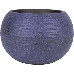 The HC Companies Garden Planter, Plastic Fiberglass, Blue, 12 Inch The HC Companies Garden Planter, Plastic Fiberglass, Blue, 12 Inch