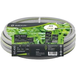 GEKA plus Water WS400, Size inch 1/2 inch, Length 10 m, 5-Layer Construction, Garden Hose, 13.0218.9, Gray GEKA plus Water WS400, Size inch 1/2 inch, Length 10 m, 5-Layer Construction, Garden Hose, 13.0218.9, Gray