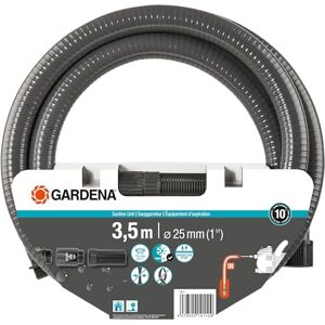 Gardena Suction 3.5 m: Robust Suction Hose for Connection to The Garden Pump with Suction Filter and backflow Stop, Diameter 25 mm (1411-20) Gardena Suction 3.5 m: Robust Suction Hose for Connection to The Garden Pump with Suction Filter and backflow Stop, Diameter 25 mm (1411-20)