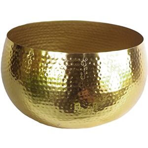 Leaf -7305 Large Metal Planter Hammered Straight Edge, Gold Colour, 32 x 20 cm Leaf -7305 Large Metal Planter Hammered Straight Edge, Gold Colour, 32 x 20 cm