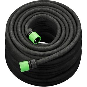 Relaxdays Drip Irrigation Hose, 70% rubber 20% plastic 10% brass, Black, 30m Relaxdays Drip Irrigation Hose, 70% rubber 20% plastic 10% brass, Black, 30m
