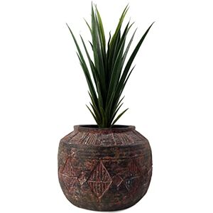 Leaf Extra Large Cachepot Planters, Fibreglass, 27cm Aztec Diamond Leaf Extra Large Cachepot Planters, Fibreglass, 27cm Aztec Diamond