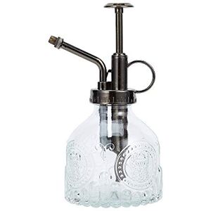 Ebristar Glass Plant Mister Spray Bottle, 6.5" Tall Vintage Plant Spritzer Watering Can, Succulent Watering Bottle with Top Pump, Small Plant Sprayer Mister for Indoor Outdoor House Plant Clear Ebristar Glass Plant Mister Spray Bottle, 6.5" Tall Vintage Plant Spritzer Watering Can, Succulent Watering Bottle with Top Pump, Small Plant Sprayer Mister for Indoor Outdoor House Plant Clear
