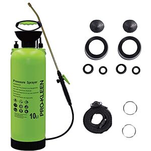 Pro-Kleen Garden Pressure Pump Sprayer Manual Action 10L Brass Lance 2 x Spare Seal Kits- For Weed Killer, Pesticides, Herbicides, Insecticides, Fungicides (10 Litre) Pro-Kleen Garden Pressure Pump Sprayer Manual Action 10L Brass Lance 2 x Spare Seal Kits- For Weed Killer, Pesticides, Herbicides, Insecticides, Fungicides (10 Litre)