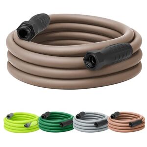 Flexzilla Colors HFZC525BRS-E SwivelGrip Garden Hose, 5/8" x 25', 3/4"-11 1/2 GHT Fittings, Brown Mulch Flexzilla Colors HFZC525BRS-E SwivelGrip Garden Hose, 5/8" x 25', 3/4"-11 1/2 GHT Fittings, Brown Mulch