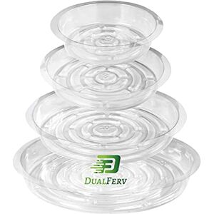 DF DUALFERV Plant Saucers for Indoor, 17 Pcs Plant Trays for Indoor and Outdoor of 6, 8,10,12 Inch, Plant Pot Saucers with No Holes DF DUALFERV Plant Saucers for Indoor, 17 Pcs Plant Trays for Indoor and Outdoor of 6, 8,10,12 Inch, Plant Pot Saucers with No Holes