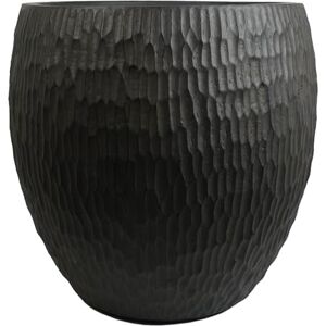 Leaf Large Plant Pots, 43cm Inoke Grey Planter Leaf Large Plant Pots, 43cm Inoke Grey Planter
