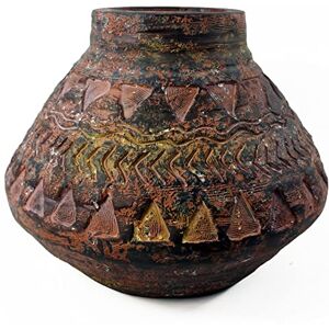 Leaf Large Planters Plant Pots, Fibreglass, 30cm Aztec Rustic Leaf Large Planters Plant Pots, Fibreglass, 30cm Aztec Rustic