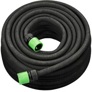 Relaxdays Drip Irrigation Hose, 70% rubber 20% plastic 10% brass, Black, 20m Relaxdays Drip Irrigation Hose, 70% rubber 20% plastic 10% brass, Black, 20m