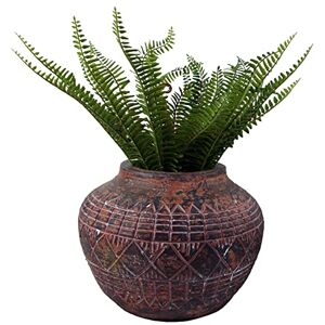 Leaf Extra Large Cachepot Planters, Fibreglass, 23cm Aztec Vase Leaf Extra Large Cachepot Planters, Fibreglass, 23cm Aztec Vase