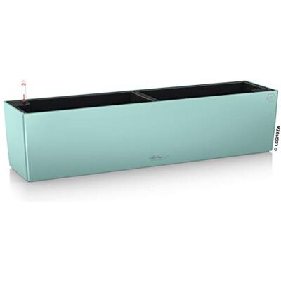 Lechuza BALCONERA Color Self Watering 80cm Window Box Planter, Pastel Green 1 pack, H19 L80 W19 cm, Large Size, Indoor, Outdoor, Drainage Hole, Quality Plastic, Frost-Resistant, Water Level Indicator Lechuza BALCONERA Color Self Watering 80cm Window Box Planter, Pastel Green 1 pack, H19 L80 W19 cm, Large Size, Indoor, Outdoor, Drainage Hole, Quality Plastic, Frost-Resistant, Water Level Indicator