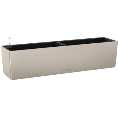 Lechuza BALCONERA Color Self Watering 80cm Window Box Planter, Sand Brown 1 pack, H19 L80 W19 cm, Large Size, Indoor, Outdoor, Drainage Hole, Quality Plastic, Frost-Resistant, Water Level Indicator Lechuza BALCONERA Color Self Watering 80cm Window Box Planter, Sand Brown 1 pack, H19 L80 W19 cm, Large Size, Indoor, Outdoor, Drainage Hole, Quality Plastic, Frost-Resistant, Water Level Indicator