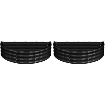 Harbour Housewares Raised Garden Bed Anthracite 120 x 60cm Semi-Circle Pack of 2 Bottomless Galvanised Steel Metal Planter Box for Growing Outdoor Plants, Vegetables, Flowers and Herbs Harbour Housewares Raised Garden Bed Anthracite 120 x 60cm Semi-Circle Pack of 2 Bottomless Galvanised Steel Metal Planter Box for Growing Outdoor Plants, Vegetables, Flowers and Herbs