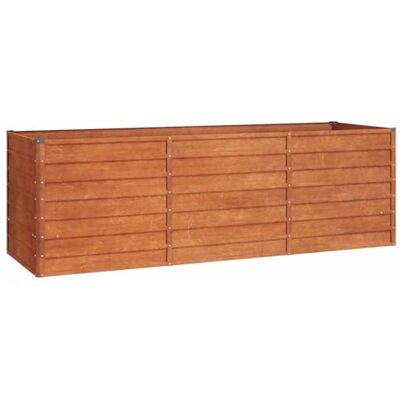 vidaXL Garden Raised Bed Rusty Steel 240x80x77 cm - Garden Raised Bed vidaXL Garden Raised Bed Rusty Steel 240x80x77 cm - Garden Raised Bed