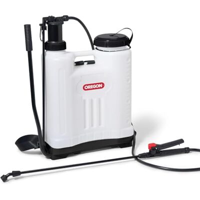 Oregon Backpack Sprayer with Lance and 4 Adjustable Spray Nozzle, Suitable For Pesticide, Lawn Feed, Weed and Moss Killer, Reliable Outdoor Garden & Lawn Care, Knapsack Sprayer Garden Tool, 16 Litres Oregon Backpack Sprayer with Lance and 4 Adjustable Spray Nozzle, Suitable For Pesticide, Lawn Feed, Weed and Moss Killer, Reliable Outdoor Garden & Lawn Care, Knapsack Sprayer Garden Tool, 16 Litres