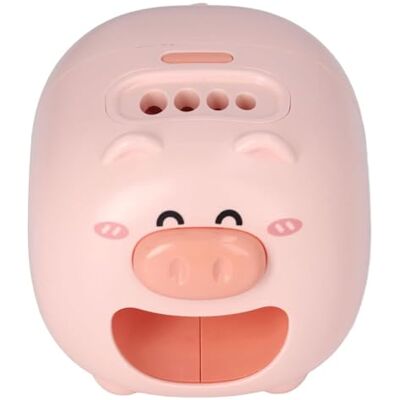 fkngcp Sunflower Seed Peeler, Cute Pig Shape Electric Peeler, 4 Holes Automatic, Detachable and Easy to Clean Sunflower Seed Sheller Electric fkngcp Sunflower Seed Peeler, Cute Pig Shape Electric Peeler, 4 Holes Automatic, Detachable and Easy to Clean Sunflower Seed Sheller Electric