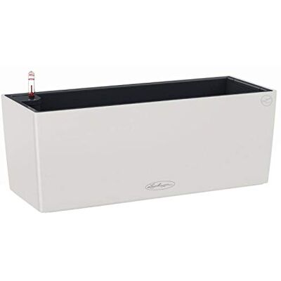 Lechuza BALCONERA Color Self Watering 50cm Window Box Planter, Light Grey 1 pack, H19 L50 W19 cm, Medium Size, Indoor, Outdoor, Drainage Hole, Quality Plastic, Frost-Resistant, Water Level Indicator Lechuza BALCONERA Color Self Watering 50cm Window Box Planter, Light Grey 1 pack, H19 L50 W19 cm, Medium Size, Indoor, Outdoor, Drainage Hole, Quality Plastic, Frost-Resistant, Water Level Indicator