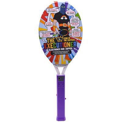 The Executioner Rainbow Electric Fly Swatter Bug Zapper Racket Fly Wasp Mosquito Insect Killer Single Layer Pest Control for Indoor and Outdoor The Executioner Rainbow Electric Fly Swatter Bug Zapper Racket Fly Wasp Mosquito Insect Killer Single Layer Pest Control for Indoor and Outdoor